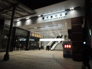 早朝の鹿児島中央駅