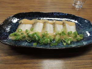 ウツボのたたき