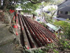 千体地蔵（上から）