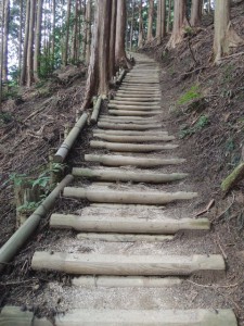 丸木階段