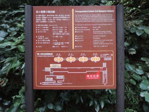 第３砲台跡 案内板