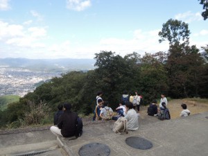 登ってきた人