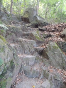岩場