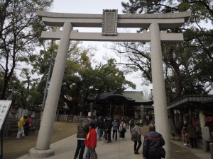 石切神社　鳥居