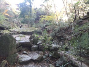 岩場