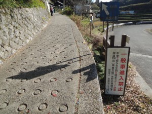 狭い道が国道308号