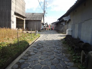 石畳の道