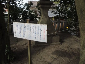 日本蜜蜂保護の看板