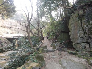 岩場