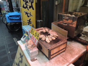 蒸し牡蠣