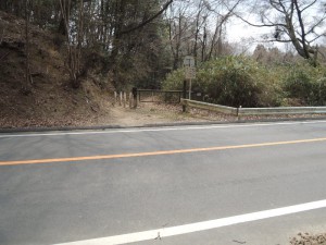 道路を横断