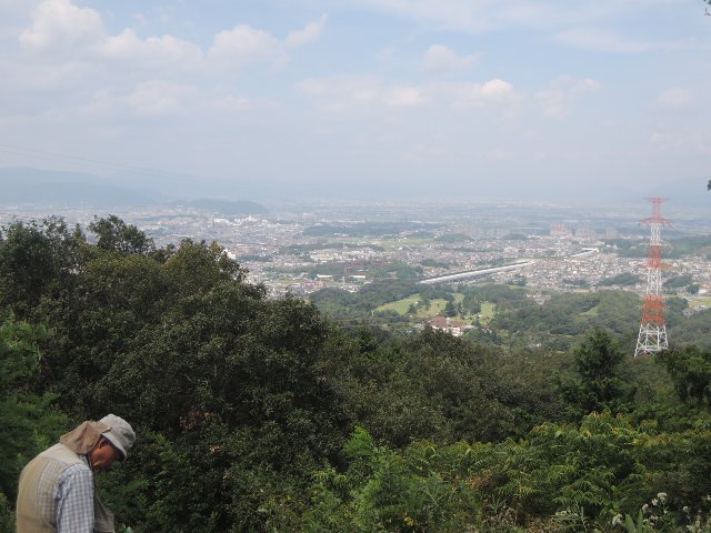 国見山の頂上景色