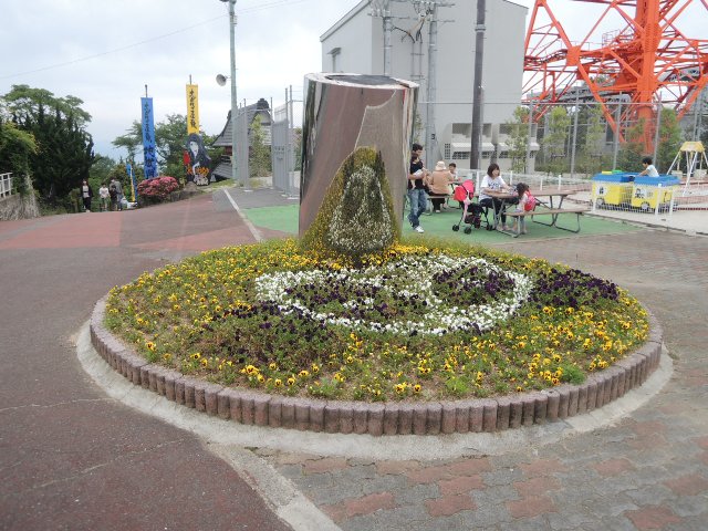 花壇（パンダ）