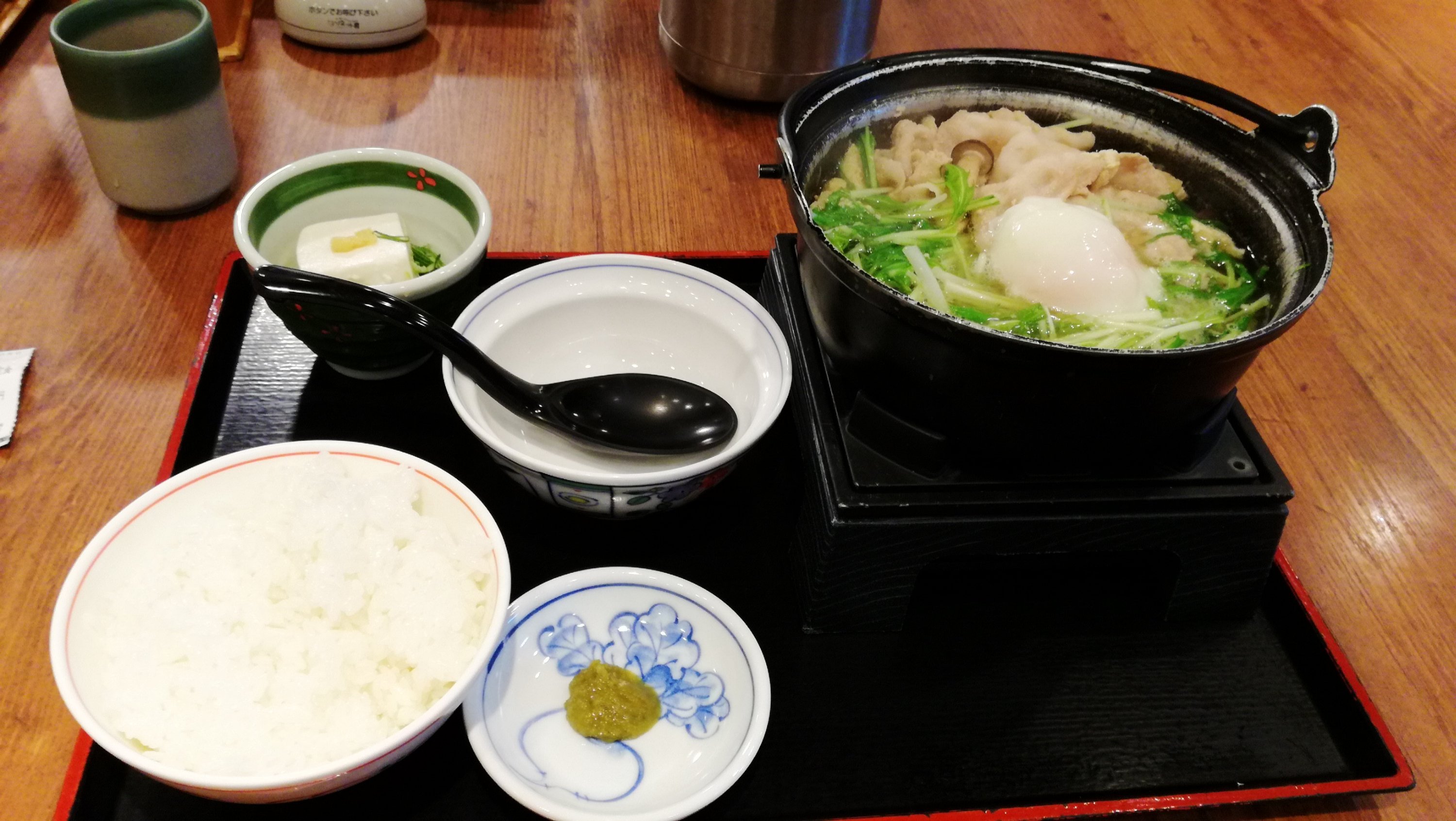 豚と水菜のハリハリ鍋