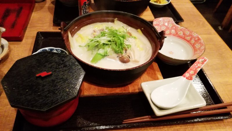 豆乳鍋定食