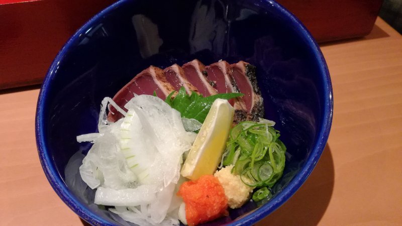 戻り鰹のたたき