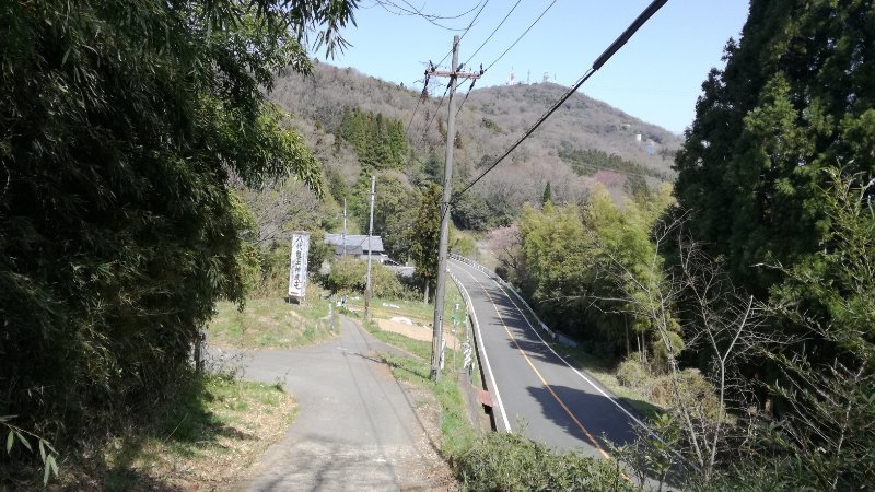 暗峠への道