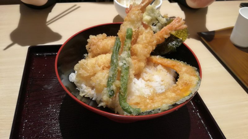 海老天丼
