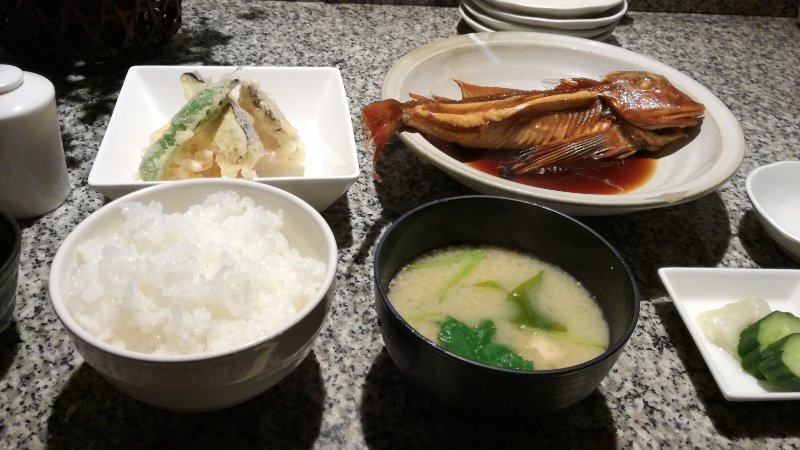 浜煮魚定食