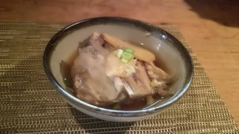 ブリのアラ煮